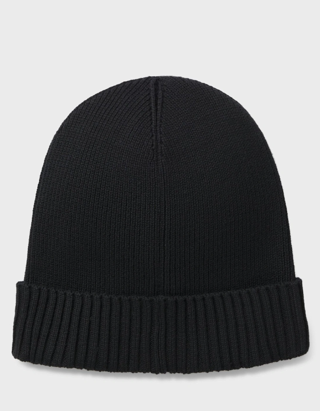 BOSS Asic Logo Beanie Hat Black