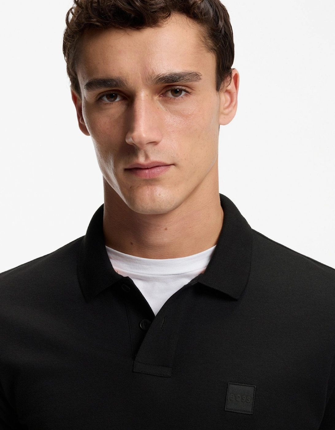 BOSS Slim Fit Passenger Polo Shirt Black