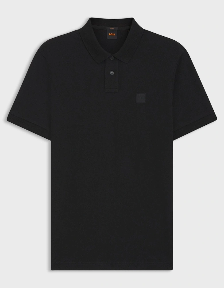 BOSS Slim Fit Passenger Polo Shirt Black