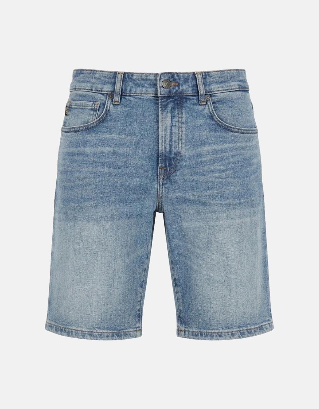 BOSS Re.Maine Denim Shorts Light Blue