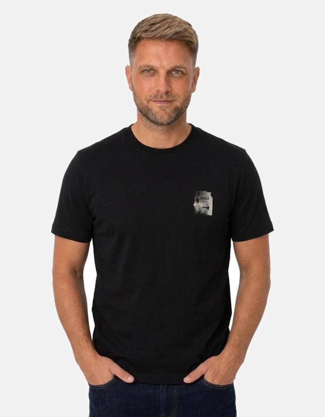 BOSS Te Groove Graphic T-Shirt Black