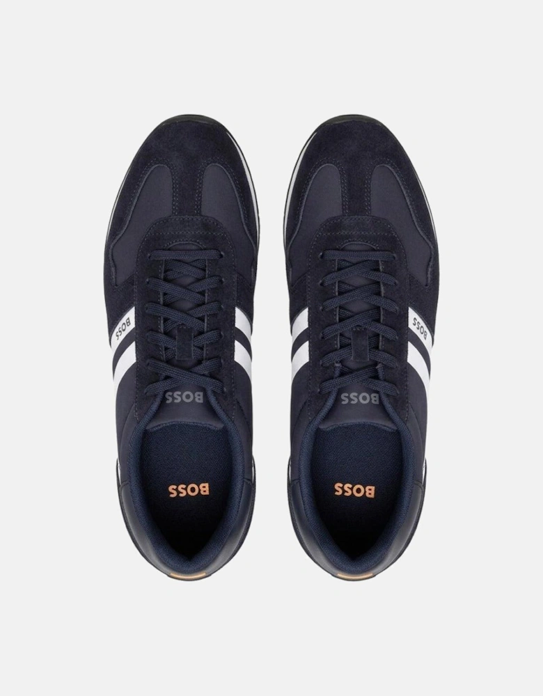 BOSS Levon Runn Trainers Dark Blue