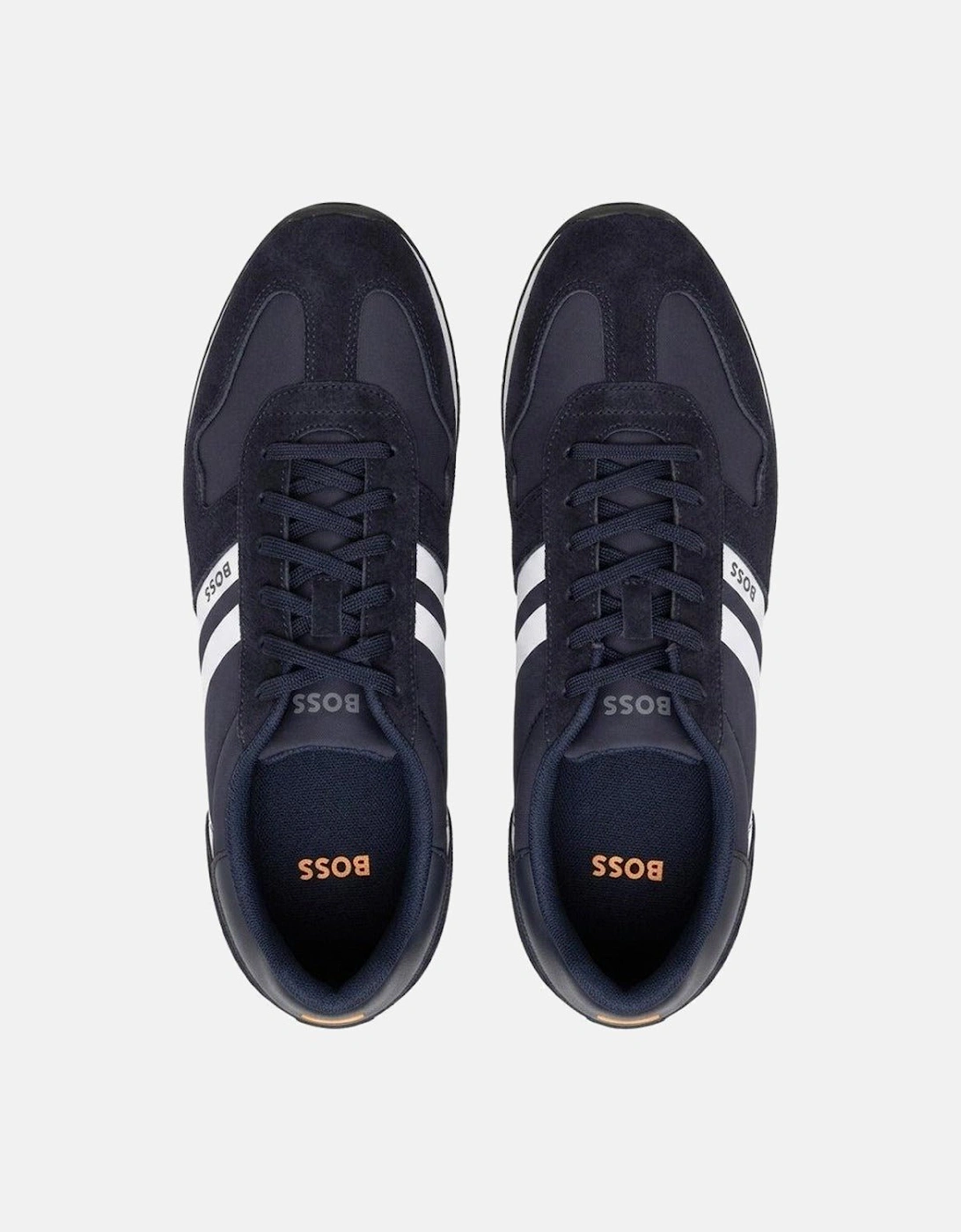 BOSS Levon Runn Trainers Dark Blue