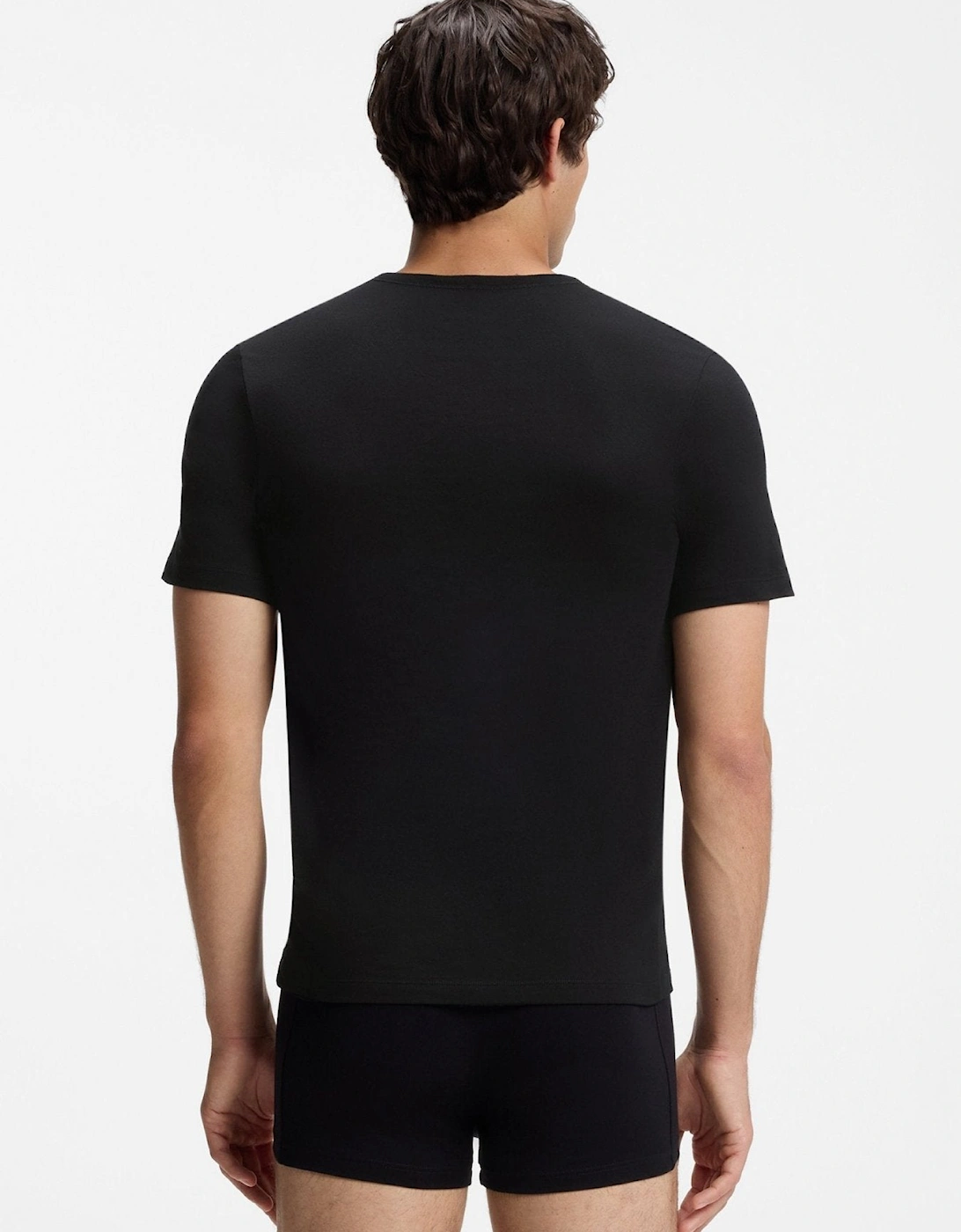 BOSS 3 Pack Classic T-Shirts Black Dark Grey Navy