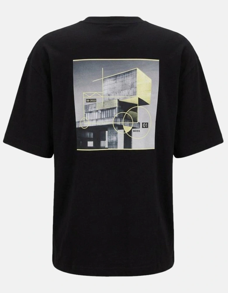 BOSS Te Brutalism Graphic T-Shirt Black