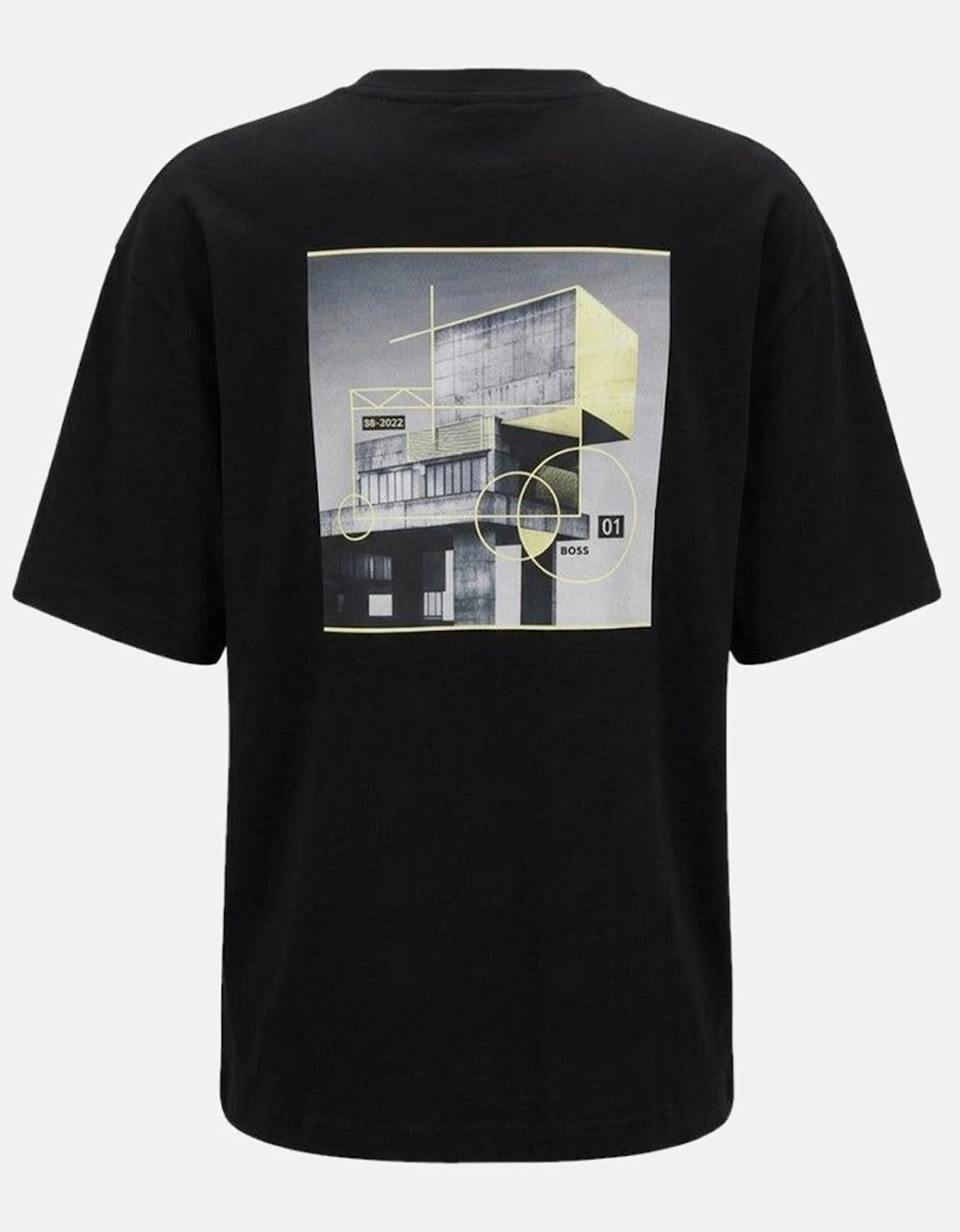 BOSS Te Brutalism Graphic T-Shirt Black