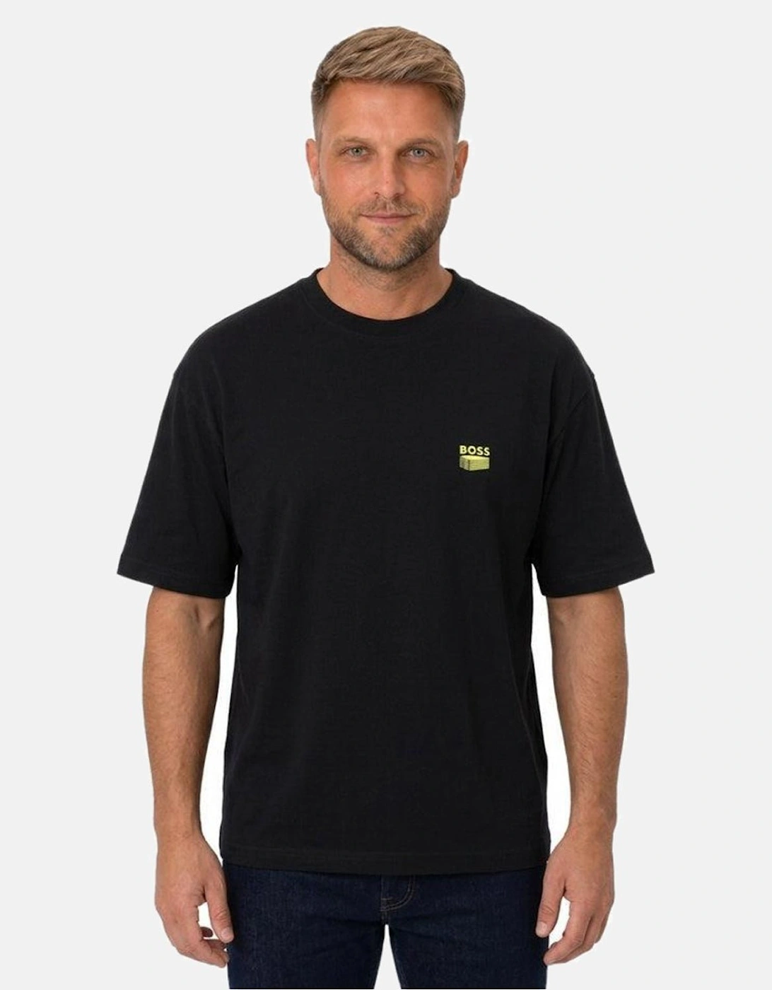 BOSS Te Brutalism Graphic T-Shirt Black
