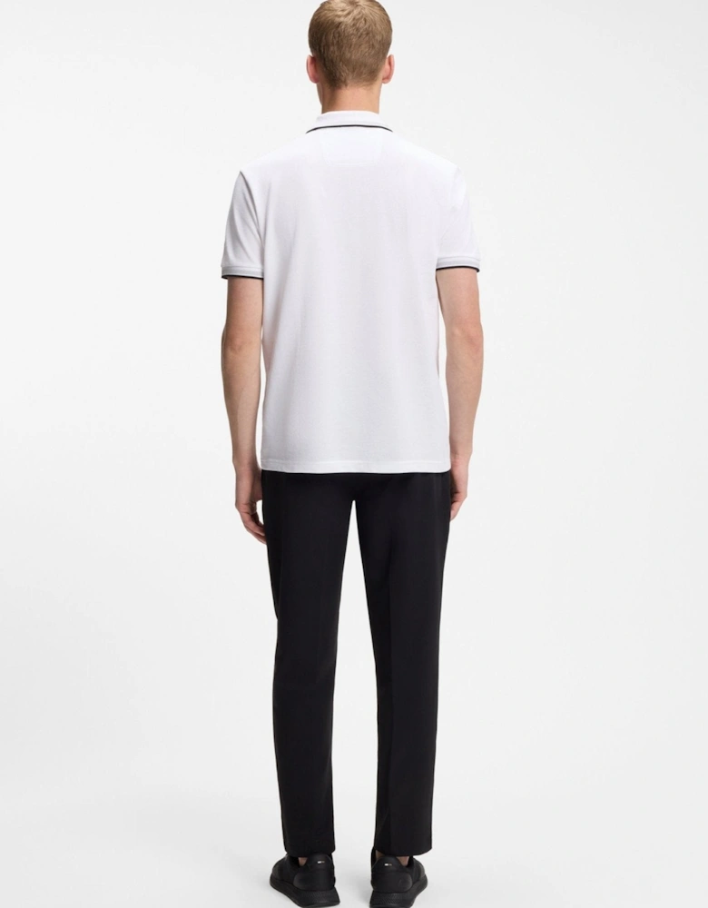 BOSS Paddy Piqué Polo Shirt White