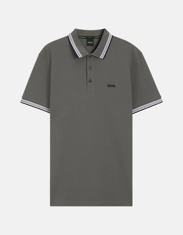 BOSS Paddy Piqué Polo Shirt Dark Grey