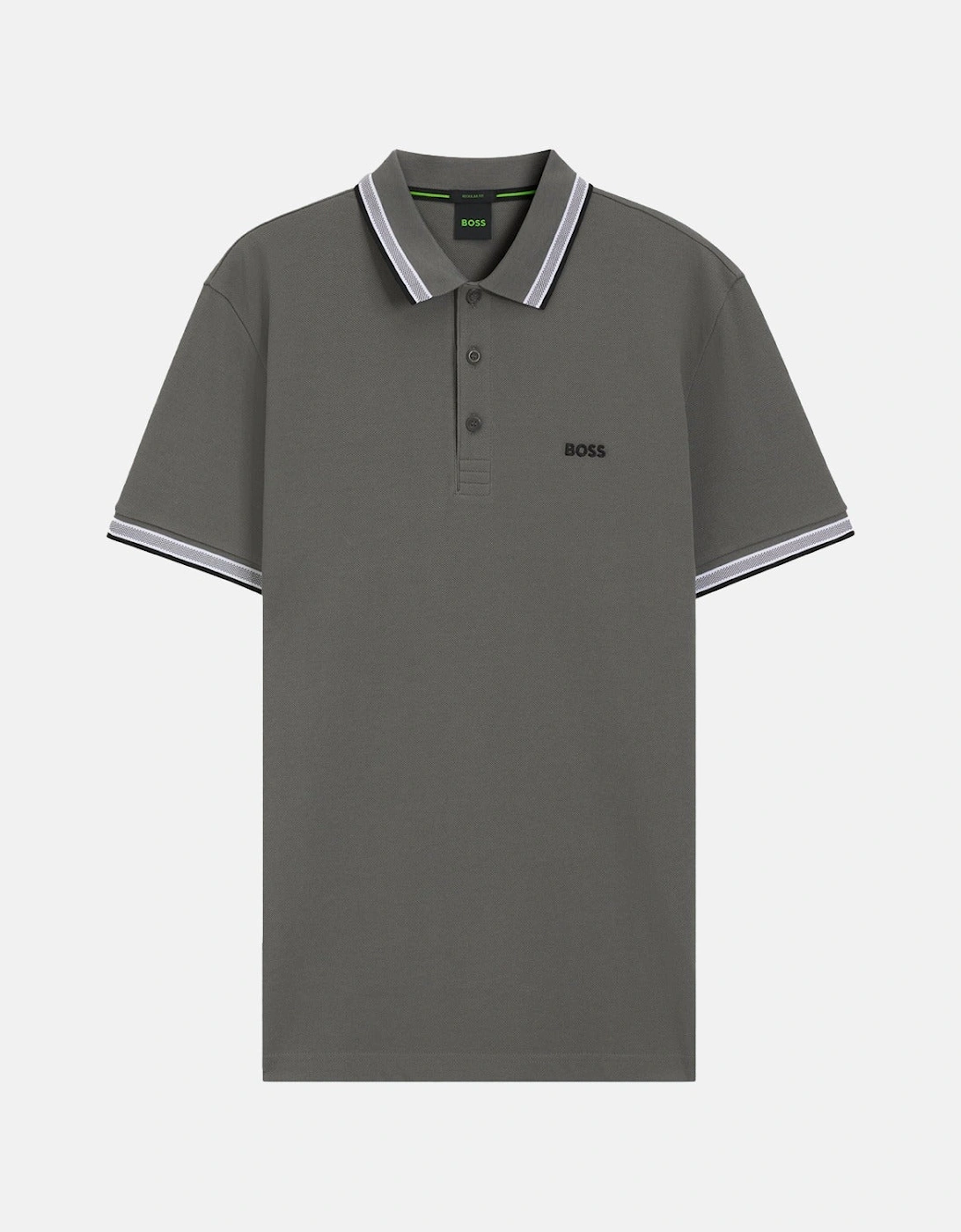 BOSS Paddy Piqué Polo Shirt Dark Grey