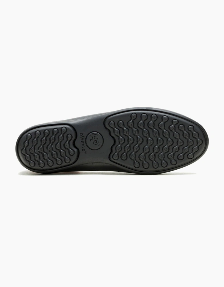Hush Puppies Alice Flat Leather Women's Black Standard Flats