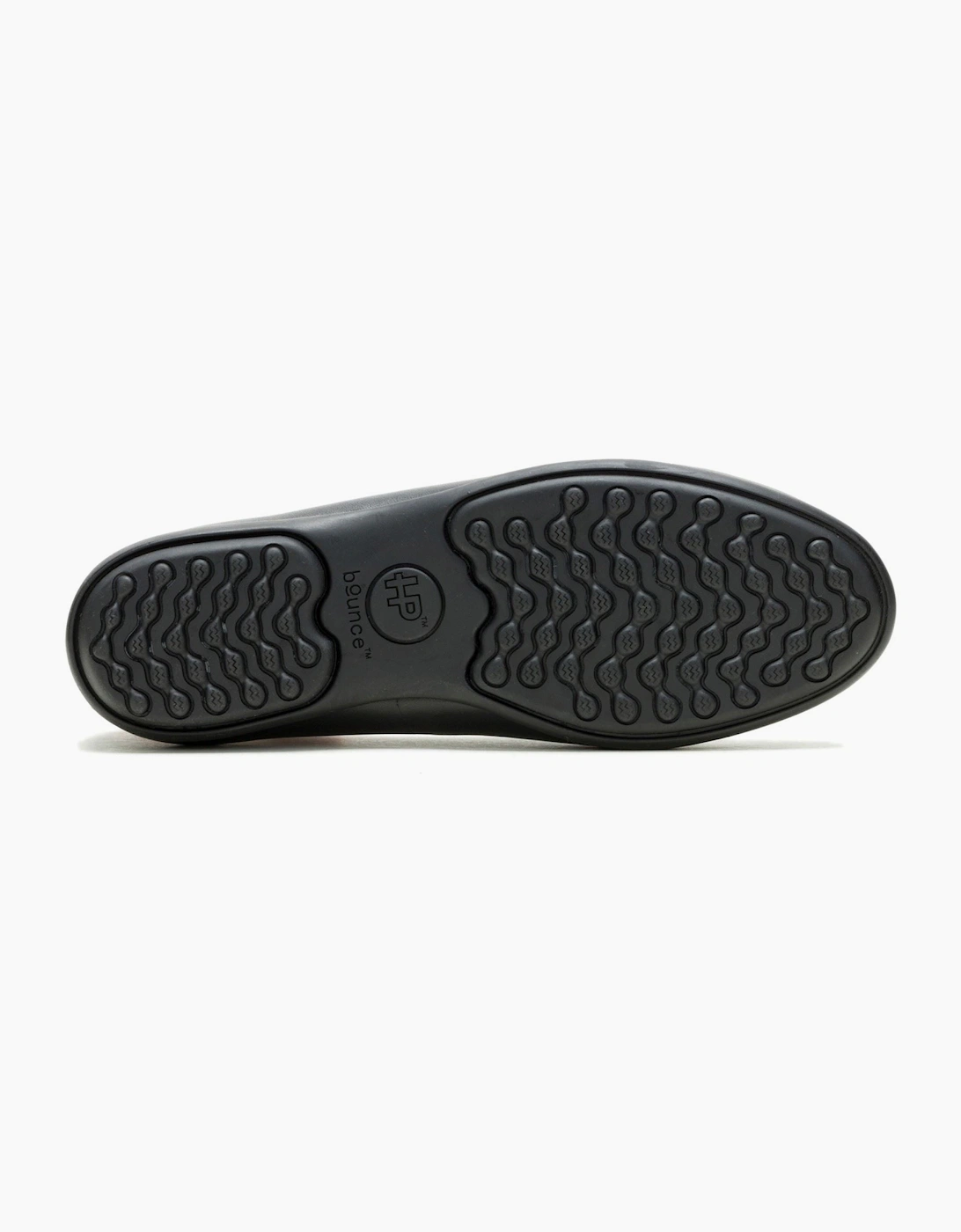 Hush Puppies Alice Flat Leather Women's Black Standard Flats