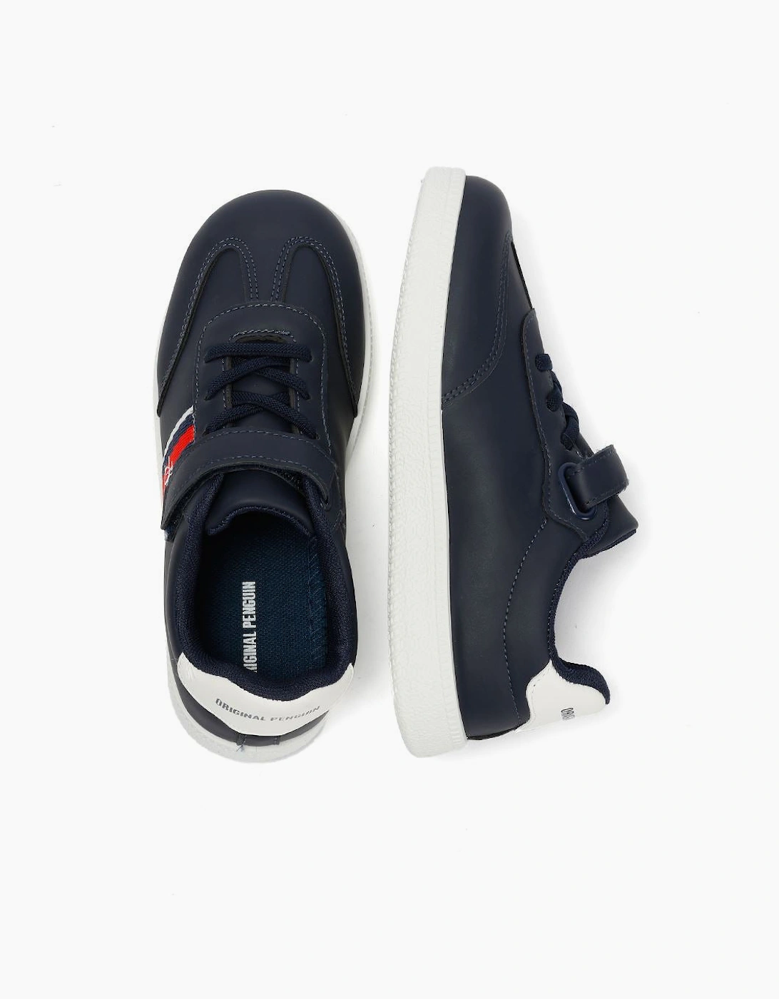 Penguin Junior Soop Navy/White Trainers