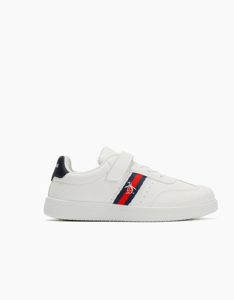 Penguin Junior Soop White Trainers