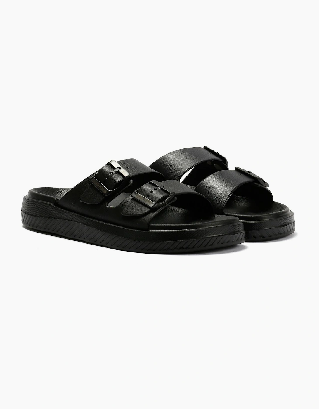 Penguin Playa Men's Black Sandals