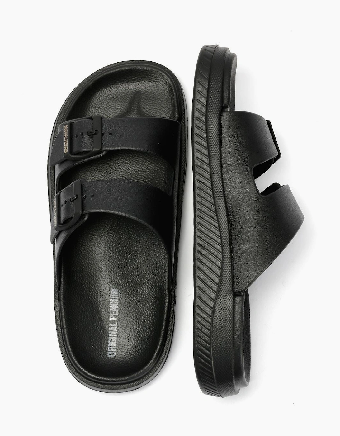 Penguin Playa Men's Black Sandals