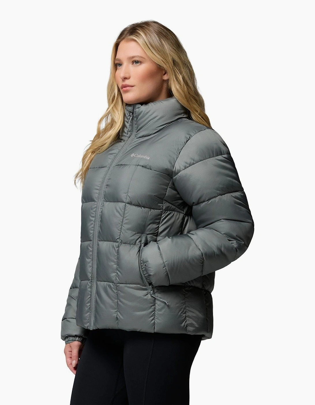 Columbia Puffect III Full Zip Jacket Women's Green Puffer Jackets
