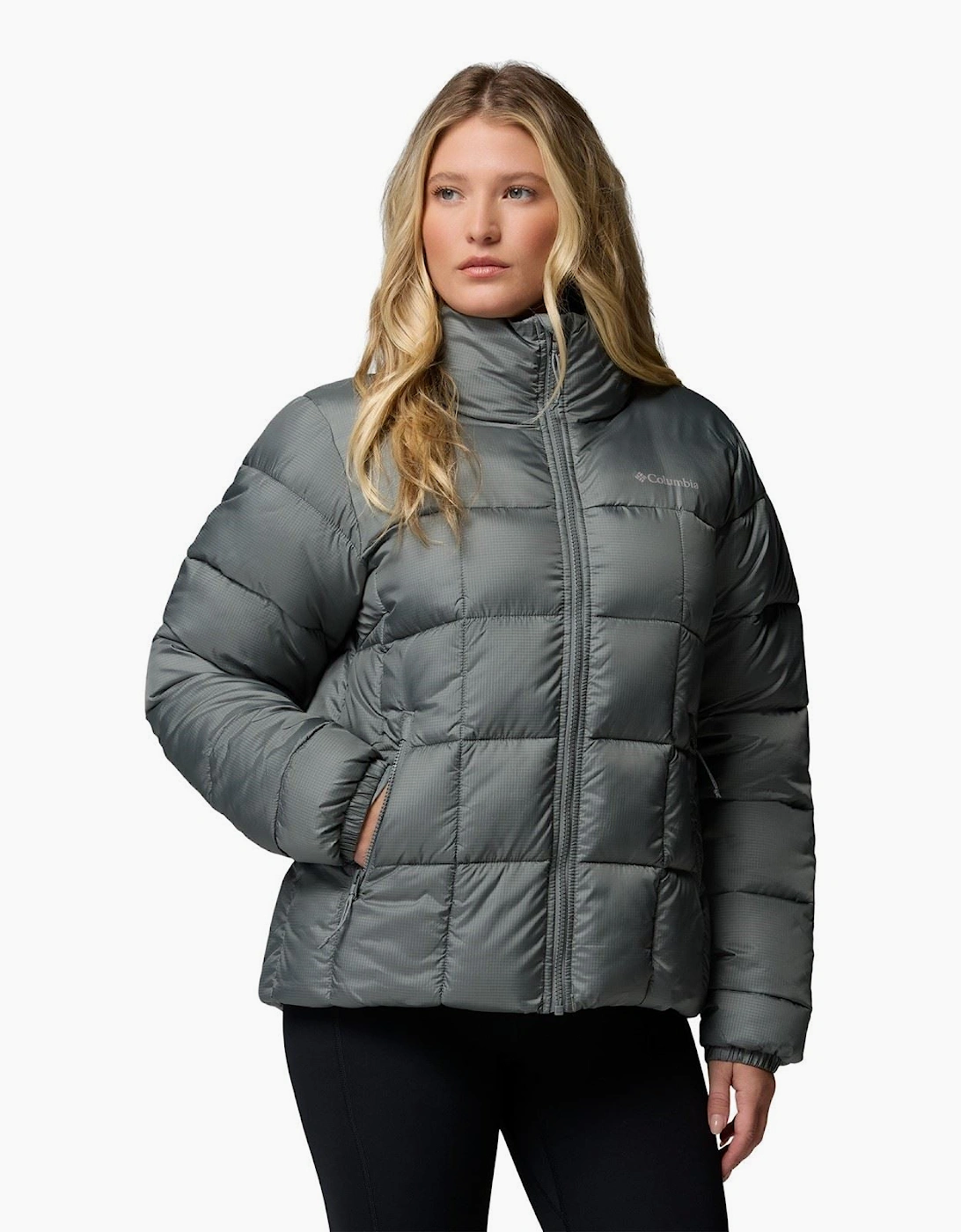 Columbia Puffect III Full Zip Jacket Women's Green Puffer Jackets