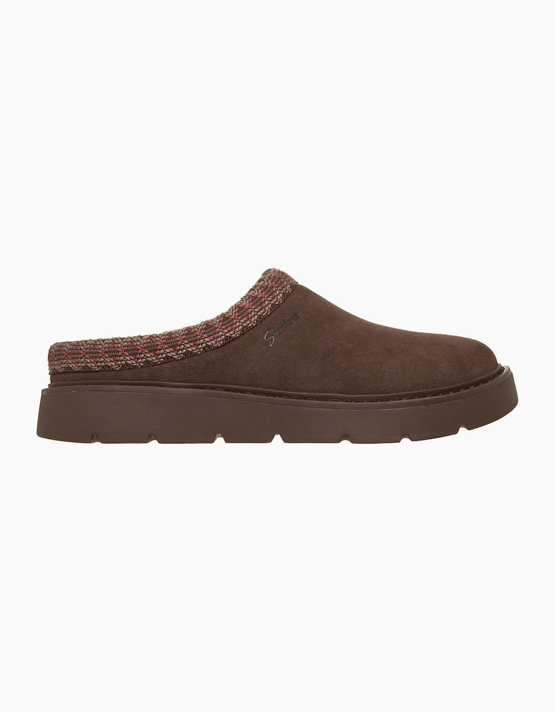 Skechers Keepsakes Cozy Cascade Leather Women's Chocolate Slippers