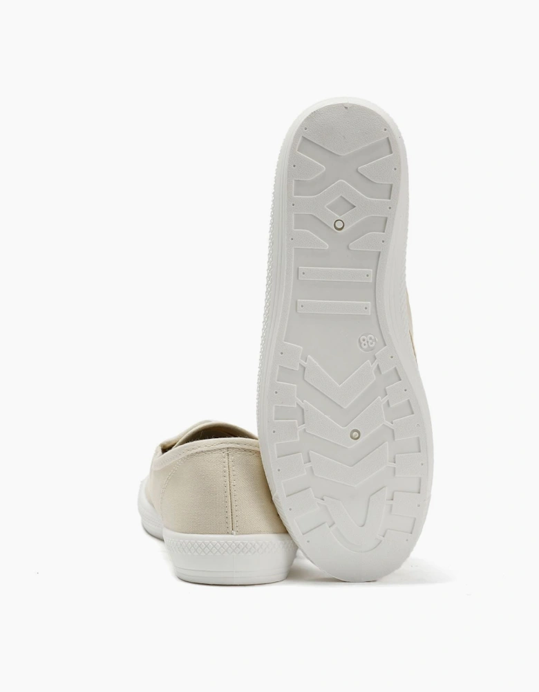 Penguin Anita Canvas Women's Off White Pumps