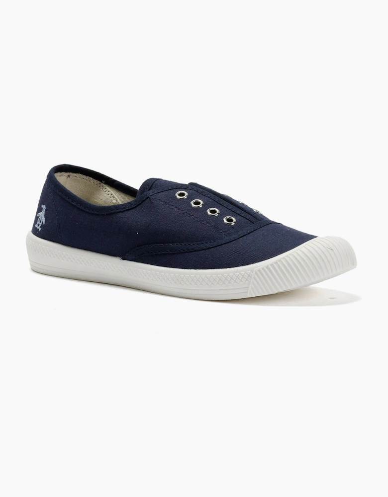 Penguin Anita Canvas Women's Navy Pumps