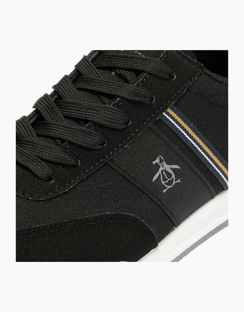 Penguin Gaz Men's Black Trainers