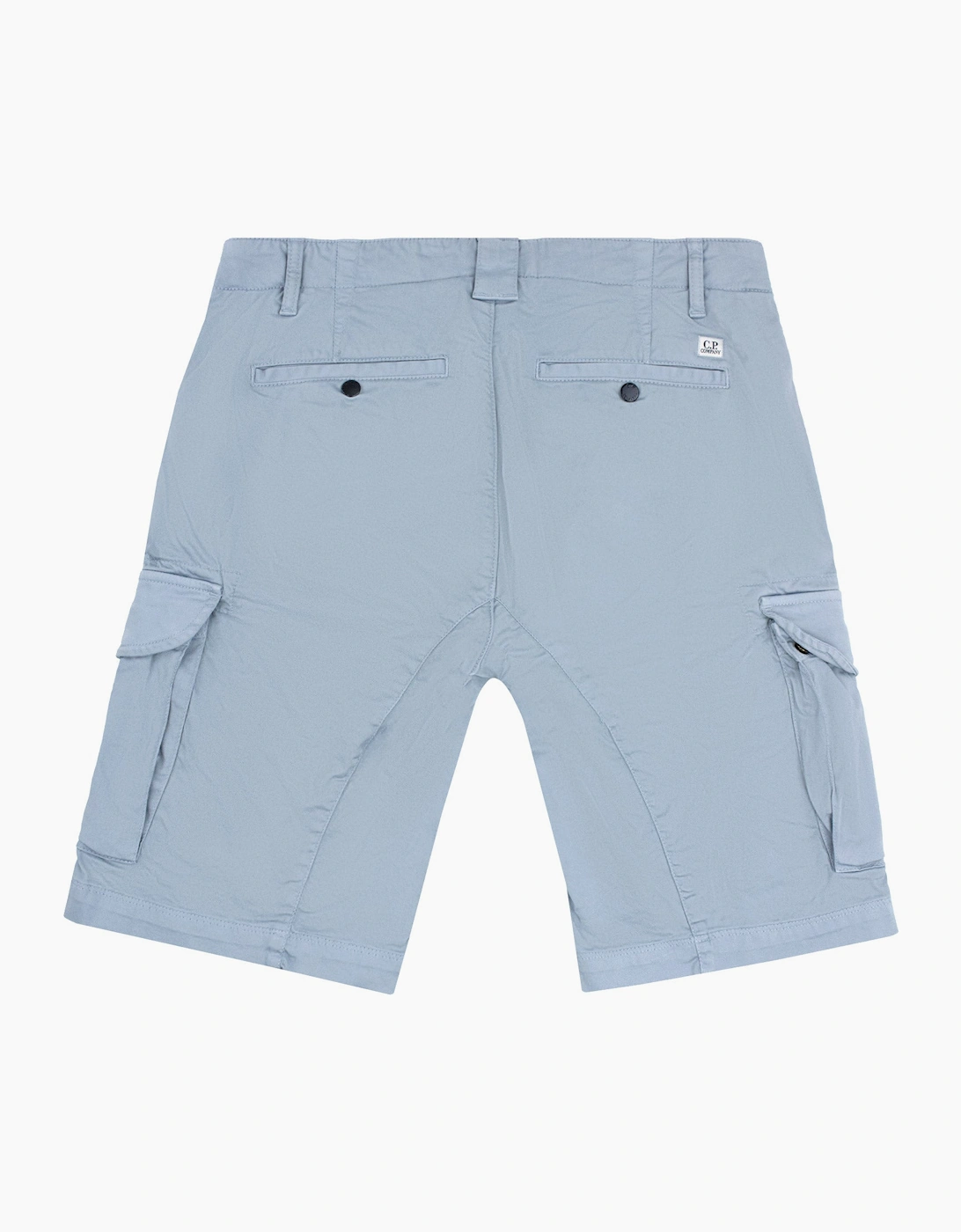 Cp Company Bermuda Cargo Stretch Gabardine Shorts BLUE 809