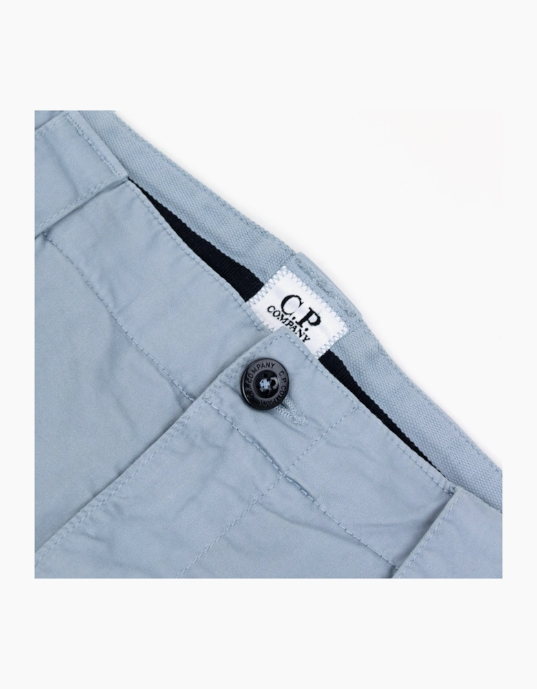 Cp Company Bermuda Cargo Stretch Gabardine Shorts BLUE 809