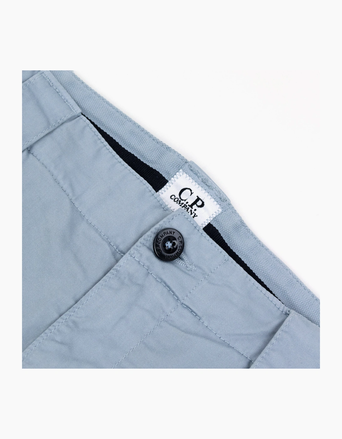 Cp Company Bermuda Cargo Stretch Gabardine Shorts BLUE 809