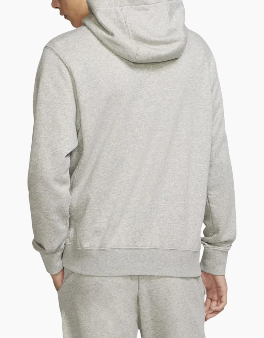 Nike Club Mens Tracksuit Full Zip Hoodie Fleece Jogger Sportswear Grey