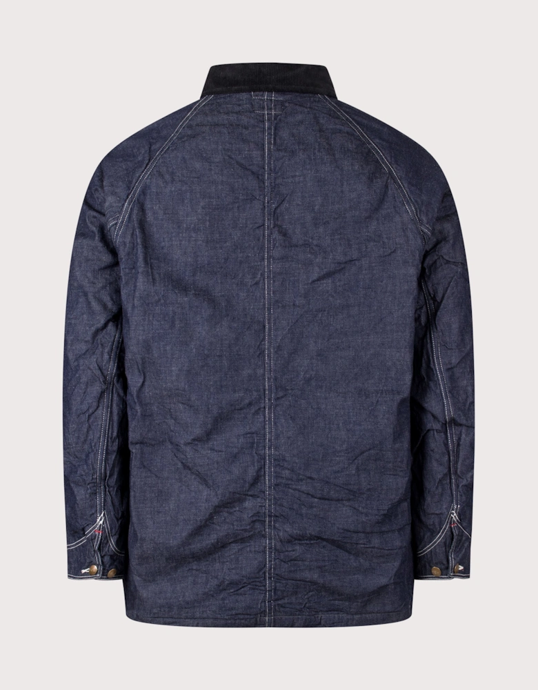 Relaxed Fit Wool Liner Denim Coverall Overshirt