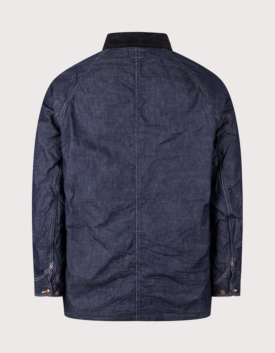 Relaxed Fit Wool Liner Denim Coverall Overshirt