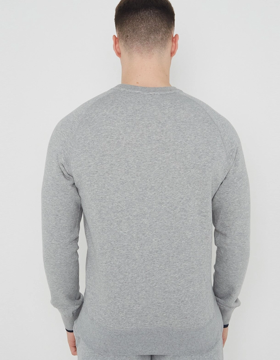 Nike Mens AW77 Crew Neck Sweatshirt Pullover in Grey