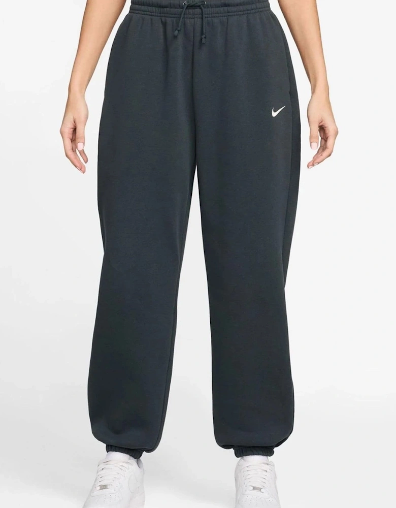 Nike Womens Phoenix Fleece Oversized Joggers in Black