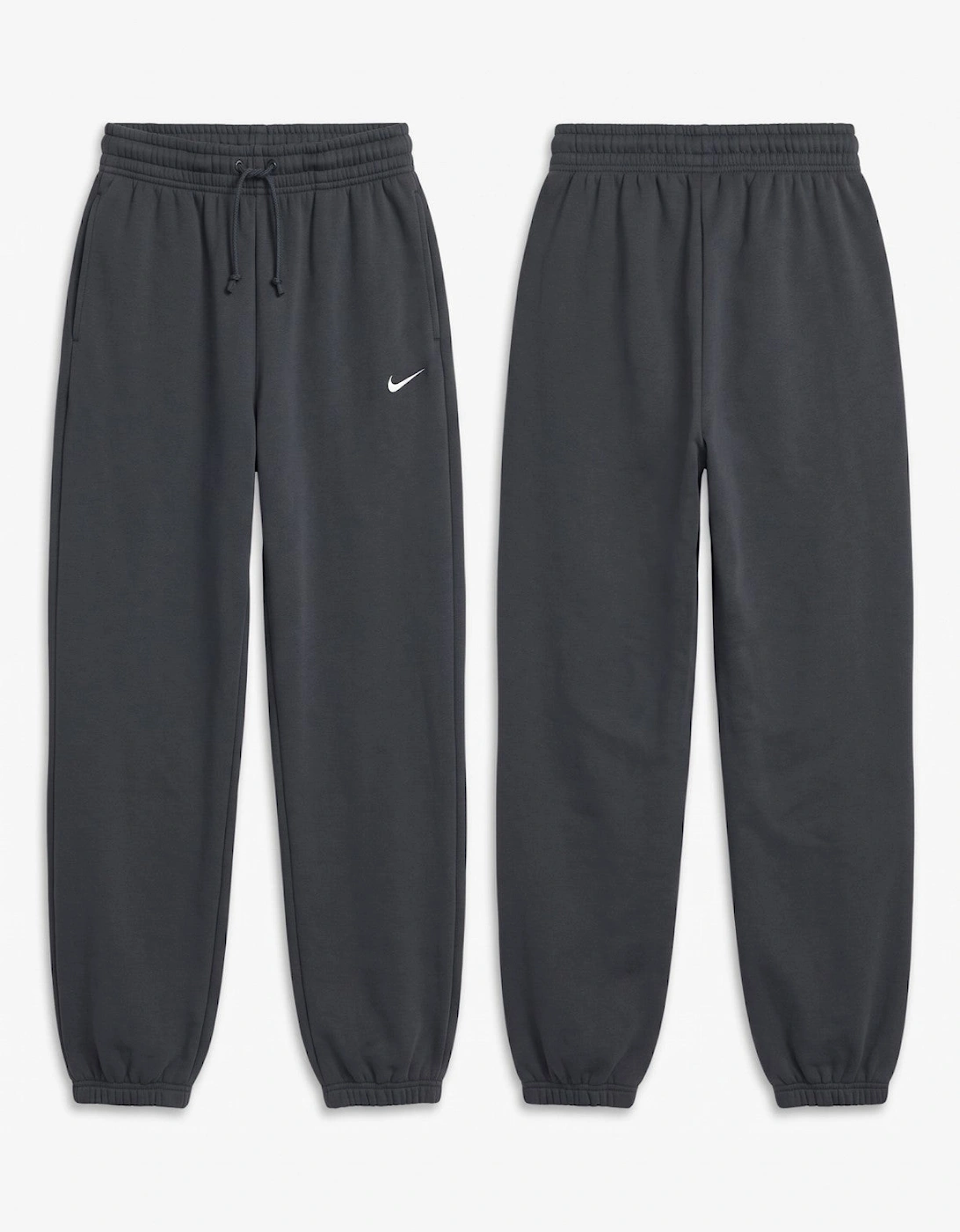 Nike Womens Phoenix Fleece Oversized Joggers in Black