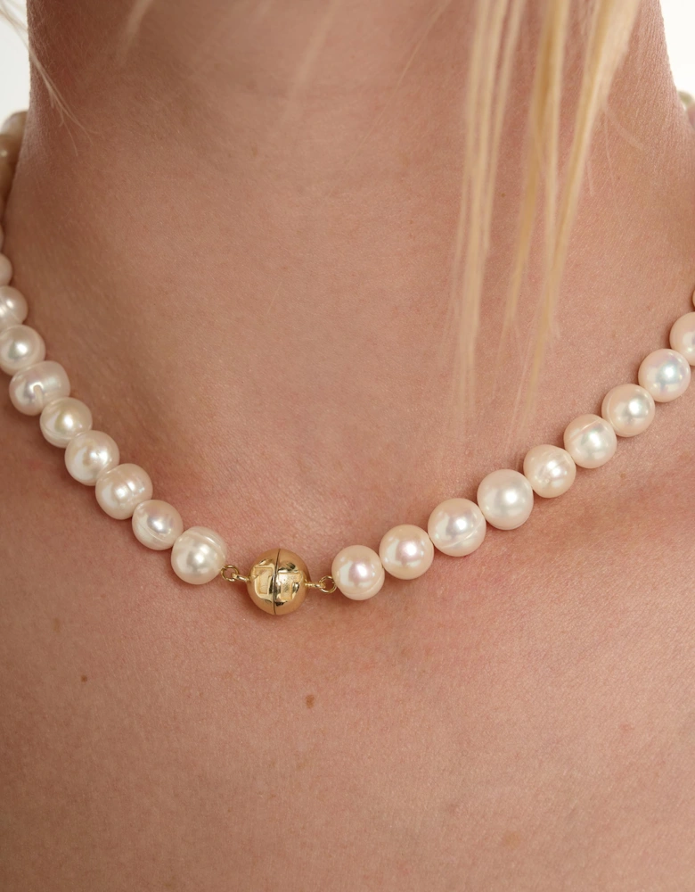 Freshwater Pearl Round Beaded Necklace