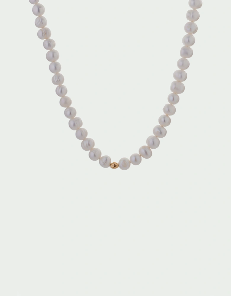 Freshwater Pearl Round Beaded Necklace