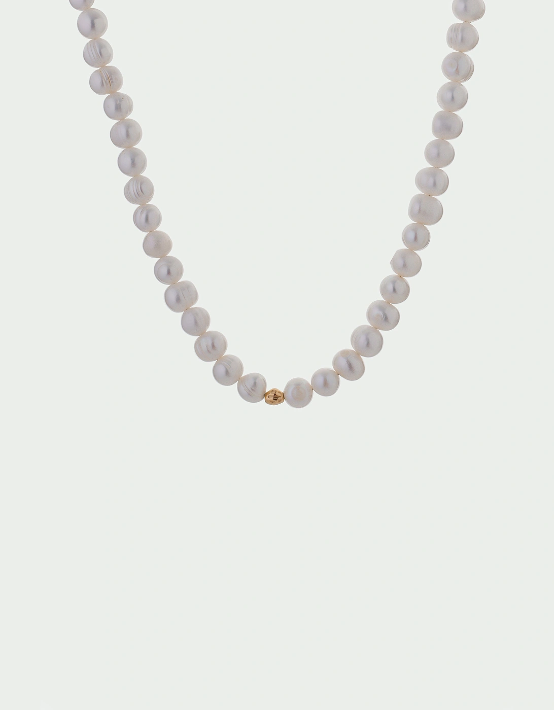 Freshwater Pearl Round Beaded Necklace