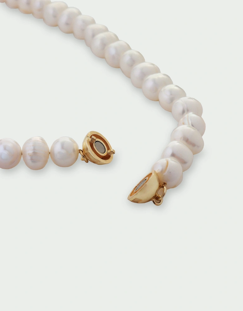 Freshwater Pearl Round Beaded Necklace