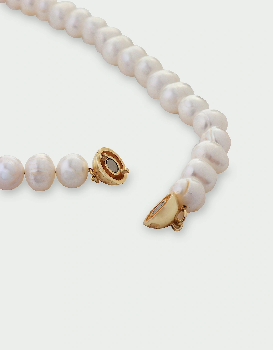 Freshwater Pearl Round Beaded Necklace