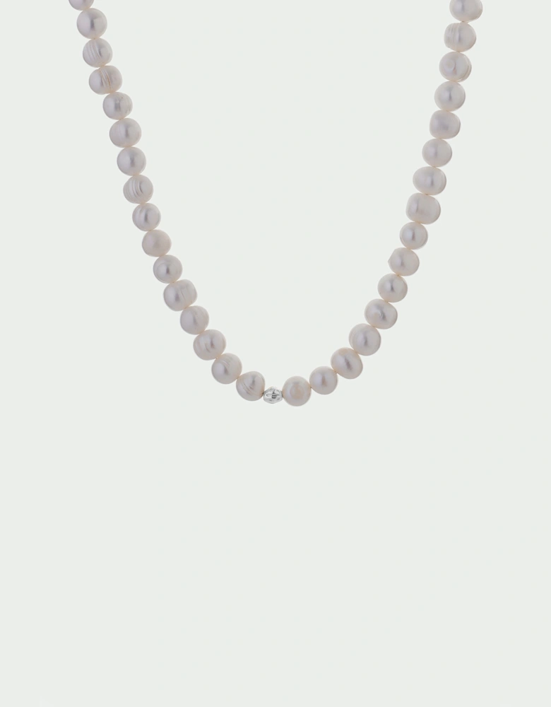 Freshwater Pearl Round Beaded Necklace