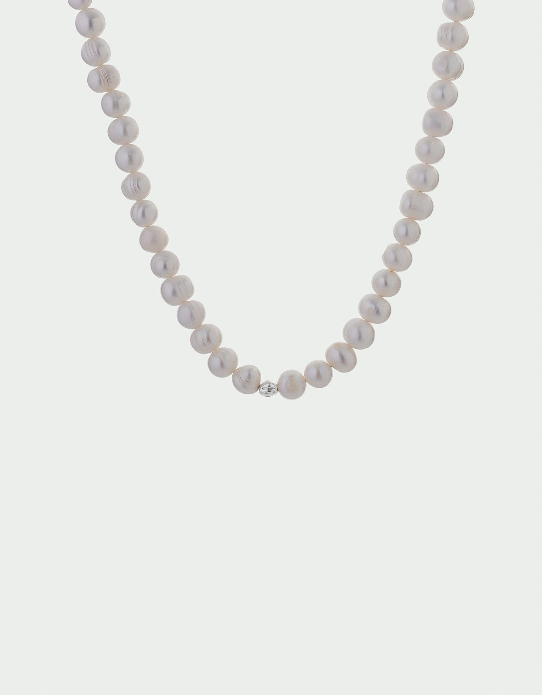 Freshwater Pearl Round Beaded Necklace