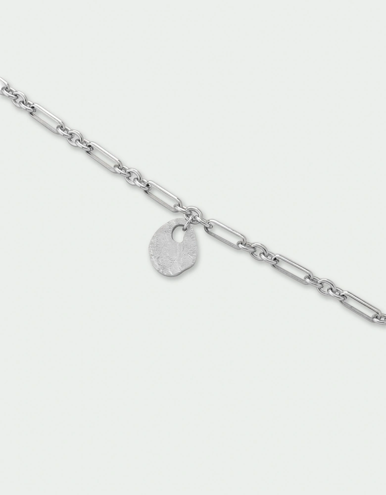 Baia Textured Disc Chain Bracelet