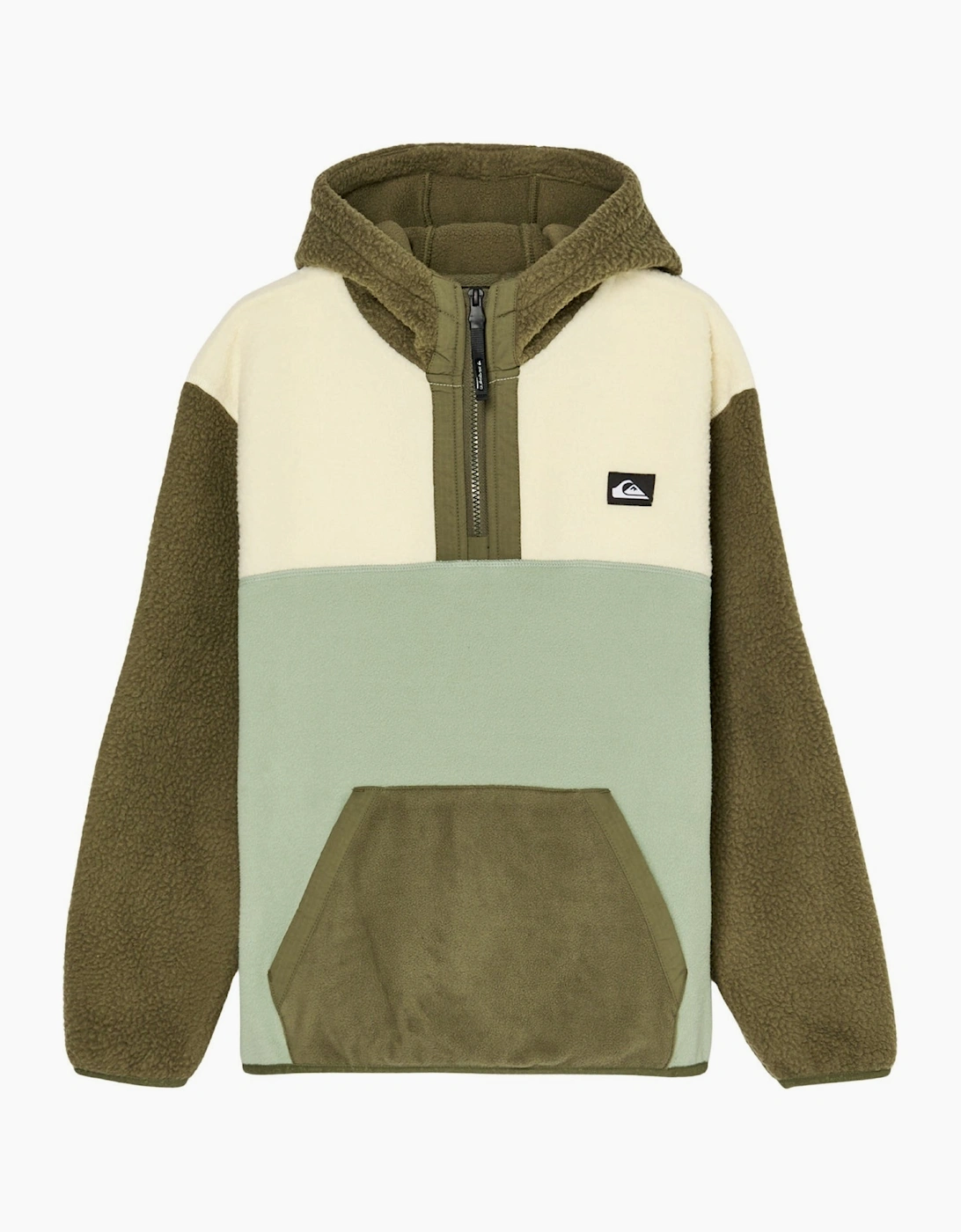 Quiksilver Kids Ocean View Mix Sherpa Half Zip Fleece