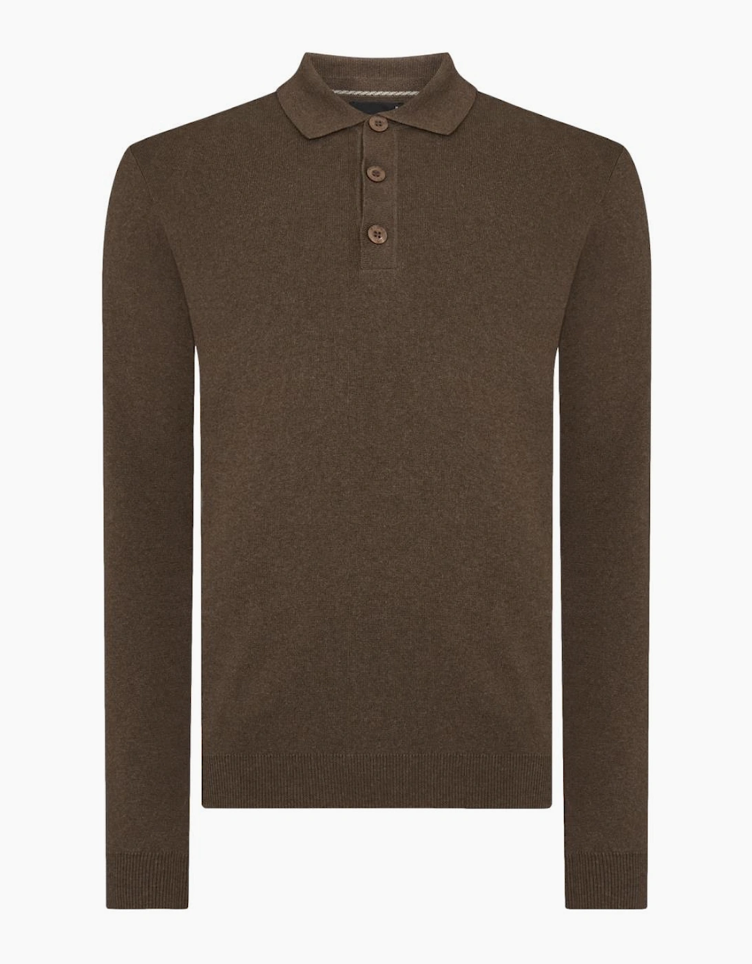 Remus Uomo Knitted Polo A1-26 47 Camel