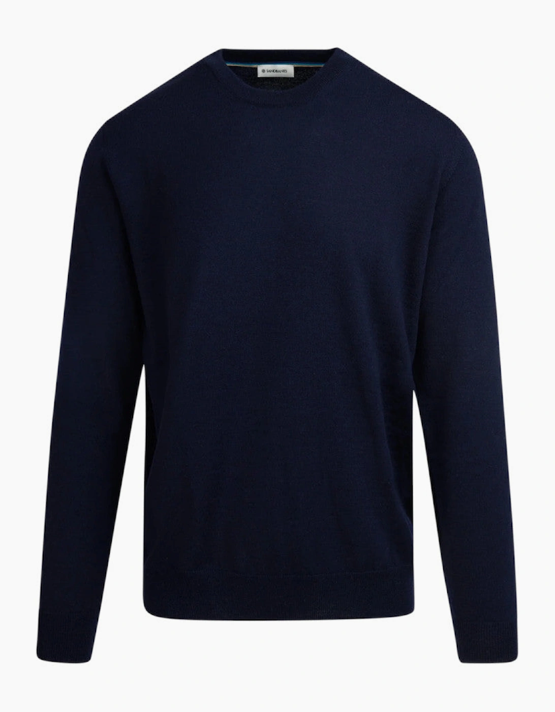 Sandbanks Merino Crew Neck Jumper Navy