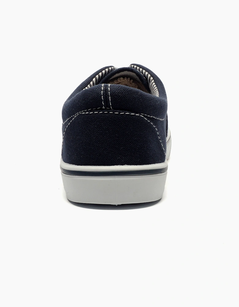 Dek Cayson Mens Plimsols Navy Blue
