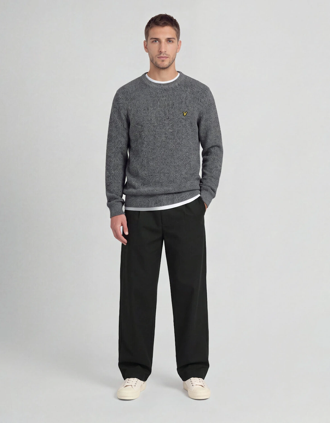 Static Marl Crew Neck Jumper