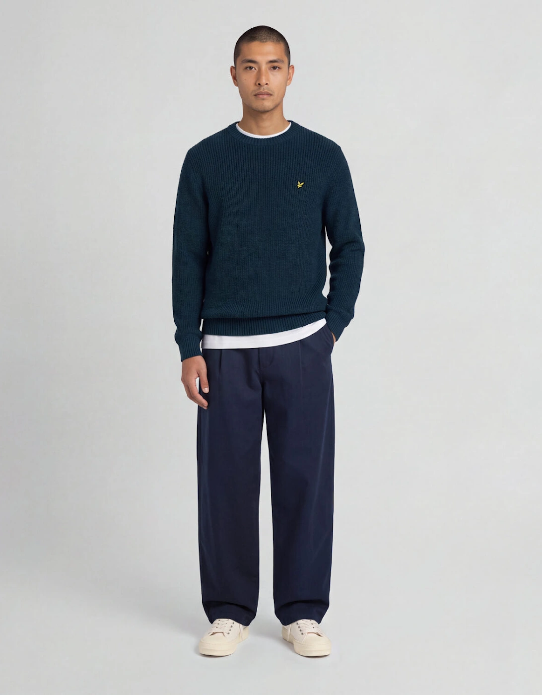 Static Marl Crew Neck Jumper