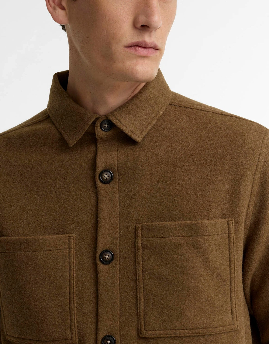 Barbour Marltown Wool-Blend Overshirt